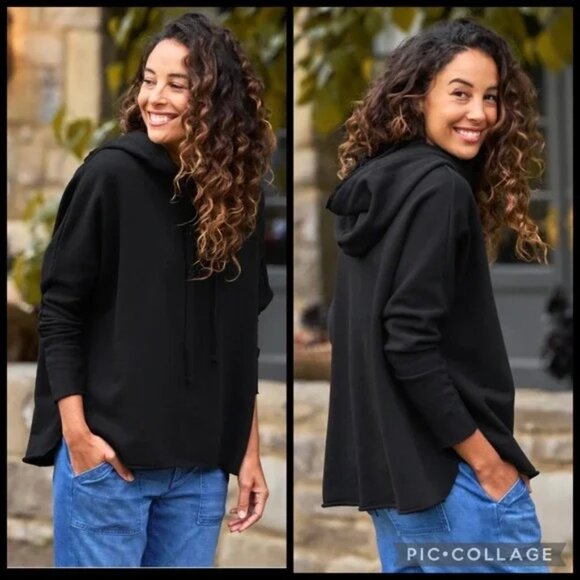 Frank & Eileen Tops - Frank and Eileen Kane Capulet Hoodie Black M